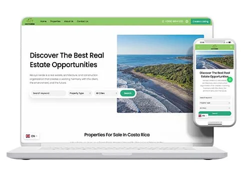 Nicoya Verde Real Estate, Website by Pacific Web | Pacific Creative Studio Nicoya Verde Real Estate, Website by Pacific Web Pacific