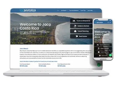 Visit Jaco CR, Website by Pacific Web | Pacific Creative Studio Visit Jaco CR, Website by Pacific Web Pacific