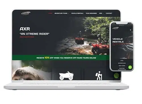 AXR Jaco, Website by Pacific Web | Pacific Creative Studio The Palace, Website by Pacific Web Pacific
