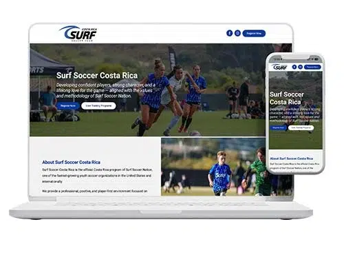 Costa Rica Surf Soccer, Website by Pacific Web | Pacific Creative Studio Costa Rica Surf Soccer, Website by Pacific Web Pacific