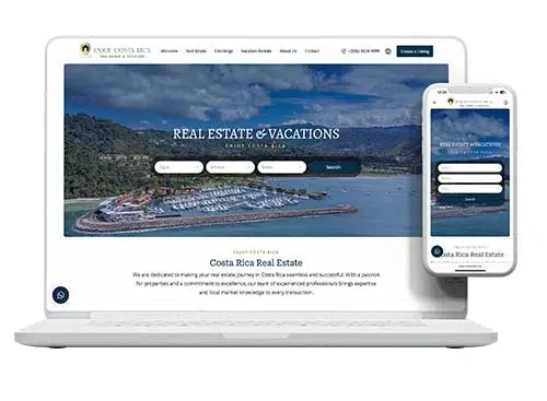 Enjoy CR Real Estate, Website by Pacific Web | Pacific Creative Studio Enjoy CR Real Estate, Website by Pacific Web Pacific