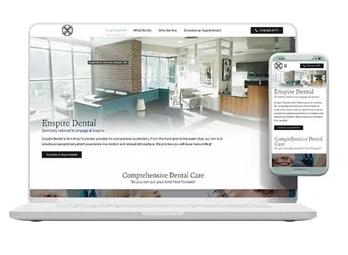 Enspire Dental, Website by Pacific Web | Pacific Creative Studio Enspire Dental, Website by Pacific Web Pacific