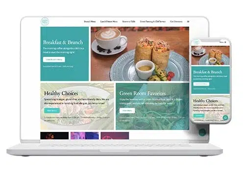 Green Room, Website by Pacific Web | Pacific Creative Studio Green Room, Website by Pacific Web Pacific