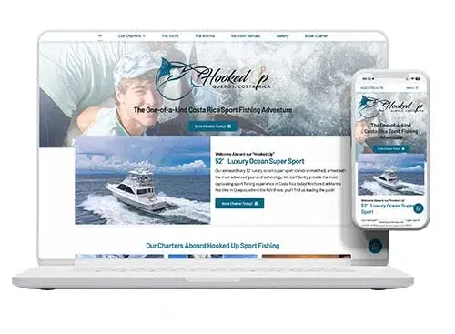 Hooked Up Sport Fishing, Website by Pacific Web | Pacific Creative Studio Hooked Up Sport Fishing, Website by Pacific Web Pacific