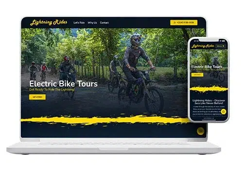 Lightning Rides, Website by Pacific Web | Pacific Creative Studio Lightning Rides, Website by Pacific Web Pacific