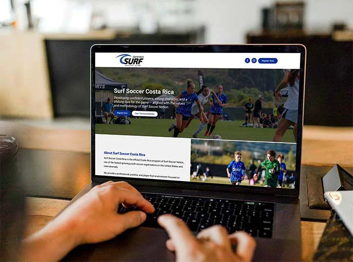Web design for local Futbol club Web design for local Futbol club
