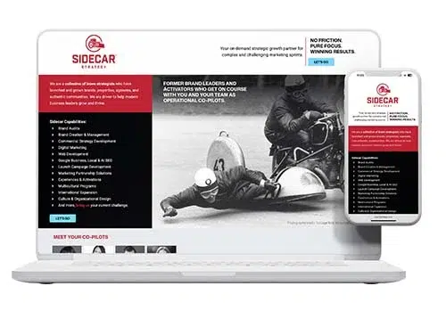 Sidecar Strategy, Landing Page by Pacific Web | Pacific Creative Studio Sidecar Strategy, Landing Page by Pacific Web Pacific